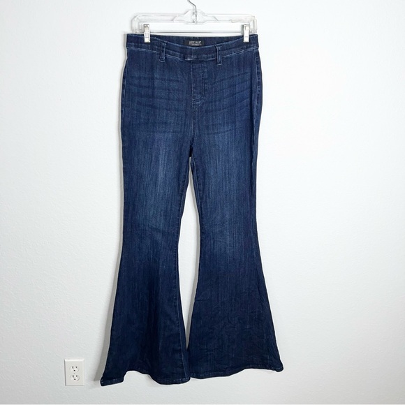 Judy Blue Pull On Super Flare Jeans Women’s 9 29 High Rise Dark Wash A - Picture 1 of 10